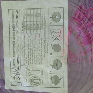 6 packs of purple paper lanterns